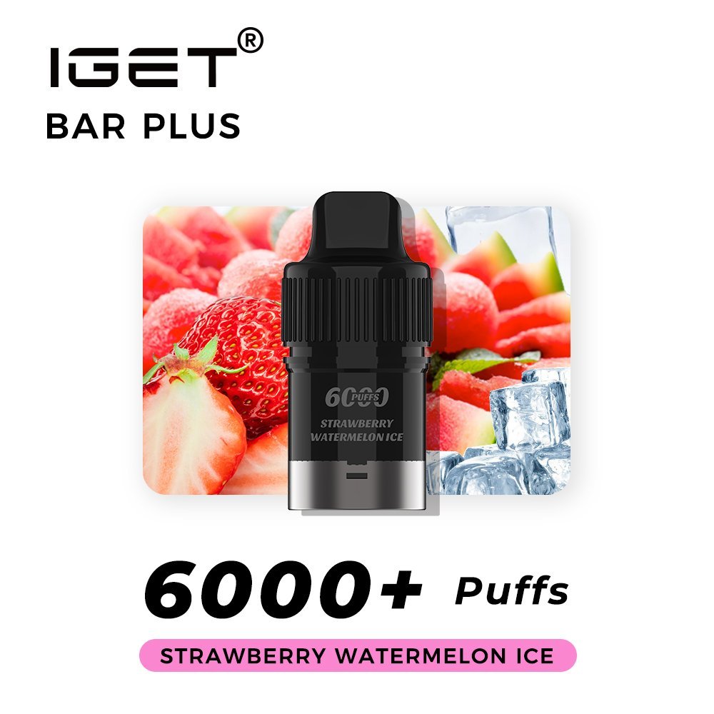 Strawberry Watermelon Ice – Bar Plus – Pod Only | 3. Strawberry Watermelon Ice Strawberry Watermelon Ice – BAR Plus – POD ONLY