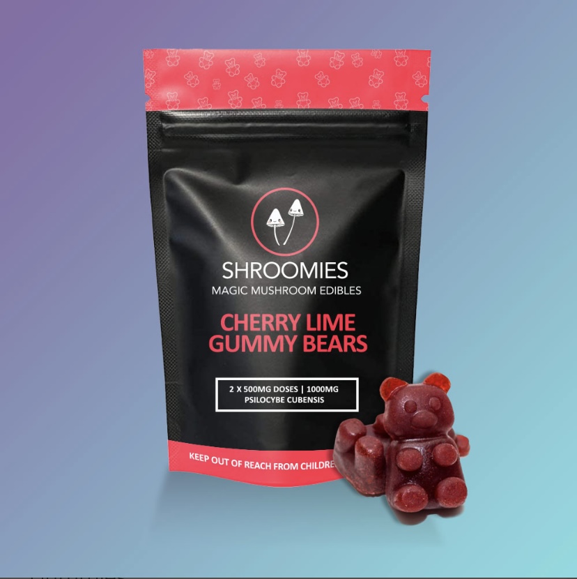 Shroomies-Cherry Lime Gummies Edible | Img 1193 Shroomies-cherry lime gummies edible