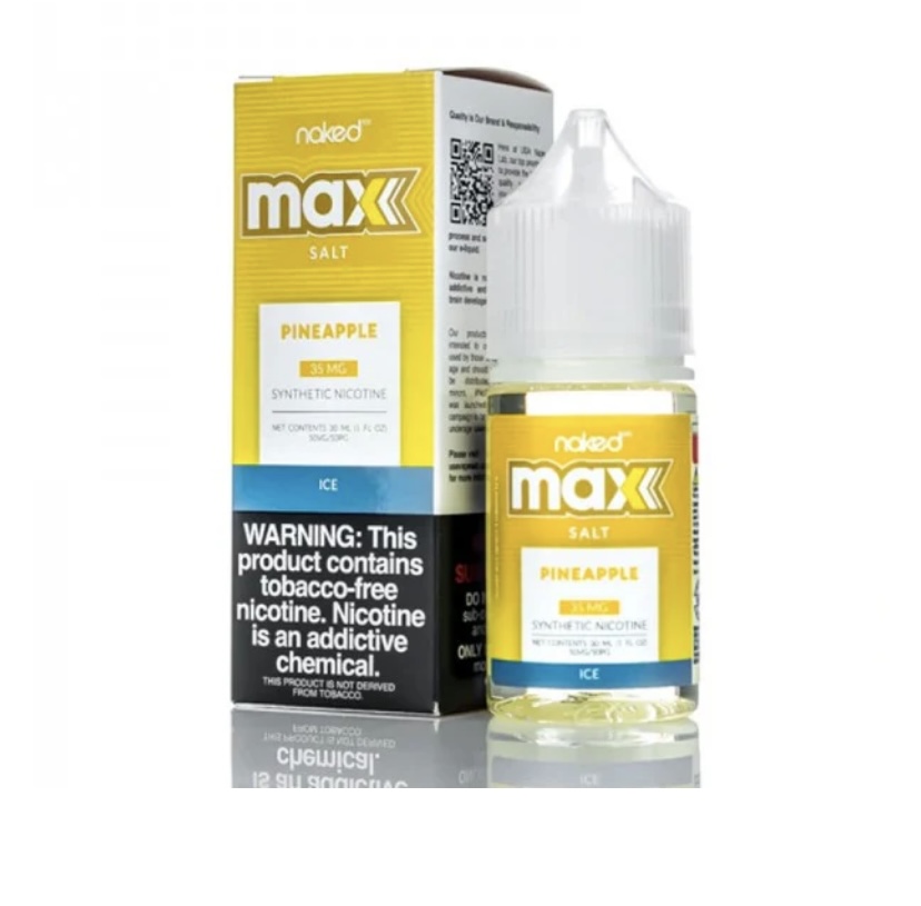 Naked 100 Max Salt - Pineapple Ice (30Ml) | Img 1334 Naked 100 Max Salt - Pineapple Ice (30ml)