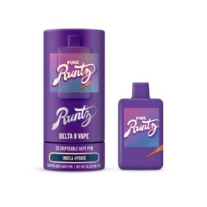 Pink Runtz (Indica Hybrid)-Cookies Delta 8 Disposable 3G