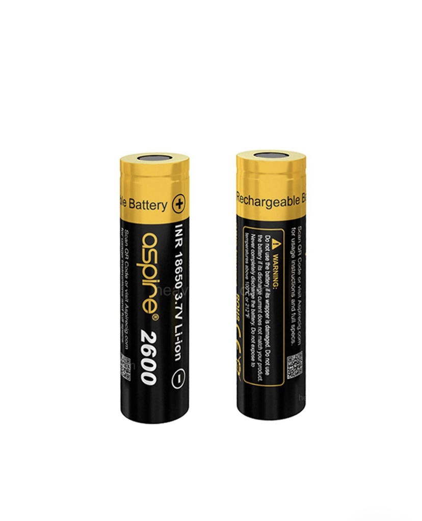 Aspire 18650 2600Mah Battery | Img 1655 ASPIRE 18650 2600MAH BATTERY