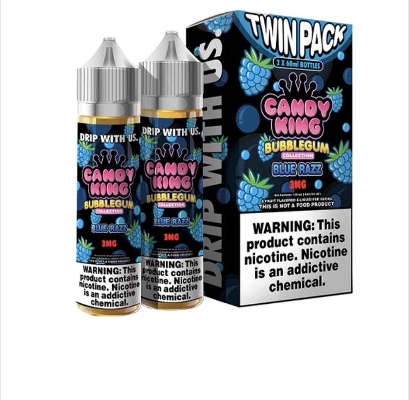 Blue Razz By Candy King Bubblegum Collection 120Ml (2X60Ml) | Img 2437 Blue Razz by Candy King Bubblegum Collection 120ml (2x60ml)