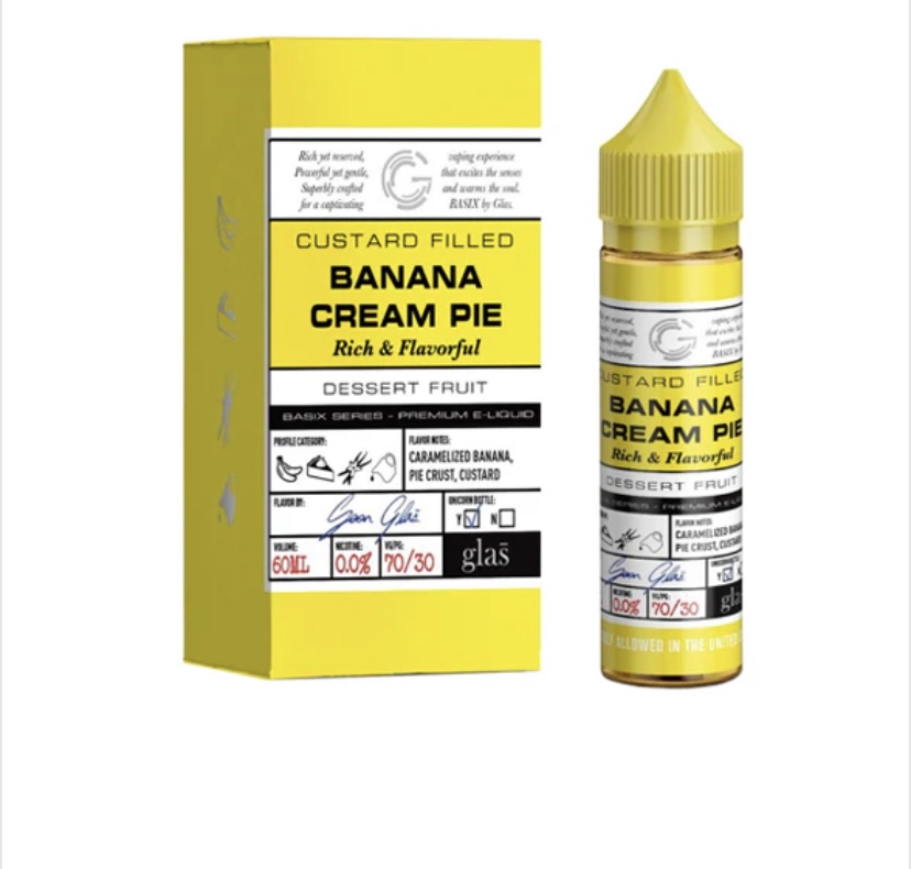 Banana Cream Pie By Glas Basix Series 60Ml | Img 2444 Banana Cream Pie by Glas Basix Series 60ml