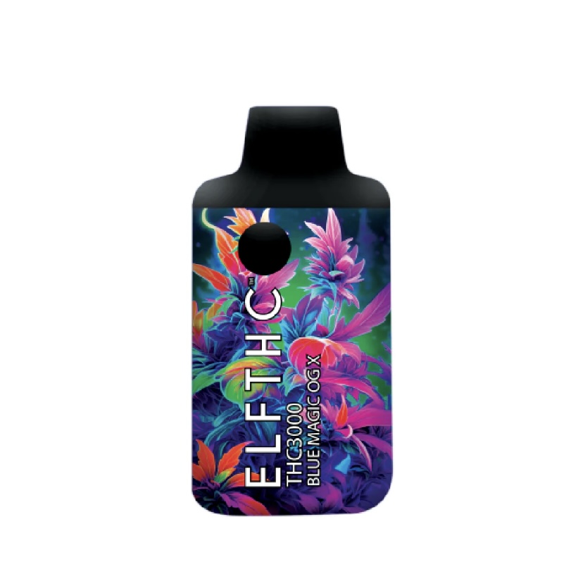 Blue Magic Og X High Potency Blend Delta 8 + Thc-P + Thc-X 3G Disposable By Elf Thc | Img 2476 Blue Magic OG X High Potency Blend Delta 8 + THC-P + THC-X 3g Disposable By ELF THC