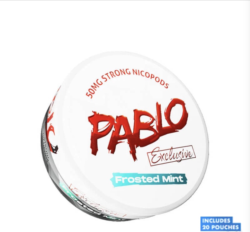 Pablo Frosted Mint Nic Pouches - 30Mg | Img 2696 Pablo Frosted Mint Nic Pouches - 30mg