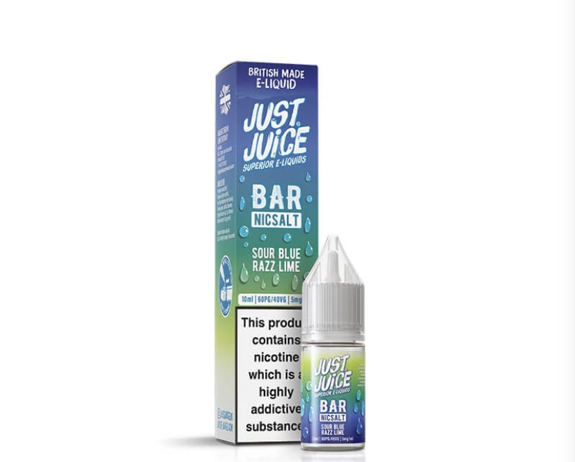 Just Juice Bar Range Sour Blue Razz Lime 10Ml Nic Salt E-Liquid | Img 2790 Just Juice Bar Range Sour Blue Razz Lime 10ml Nic Salt E-Liquid