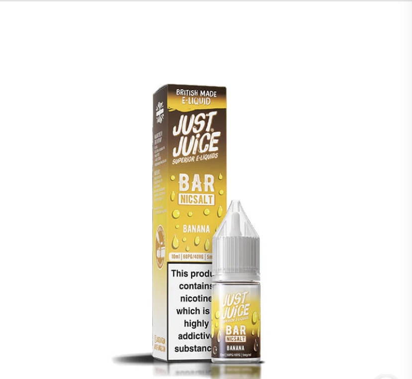 Just Juice Bar Range Banana 10Ml Nic Salt E-Liquid | Img 2792 Just Juice Bar Range Banana 10ml Nic Salt E-Liquid