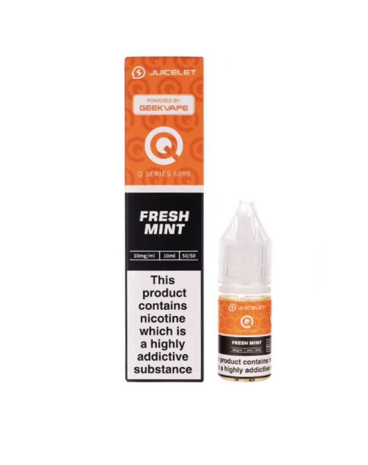 Fresh Mint Q Series 6000 Nic Salt E-Liquid By Juicelet | Img 3163 Fresh Mint Q Series 6000 Nic Salt E-Liquid by Juicelet