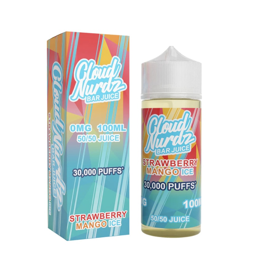 Cloud Nurdz Strawberry Mango Ice 100Ml Shortfill | Img 3299 Cloud Nurdz Strawberry Mango Ice 100ml Shortfill