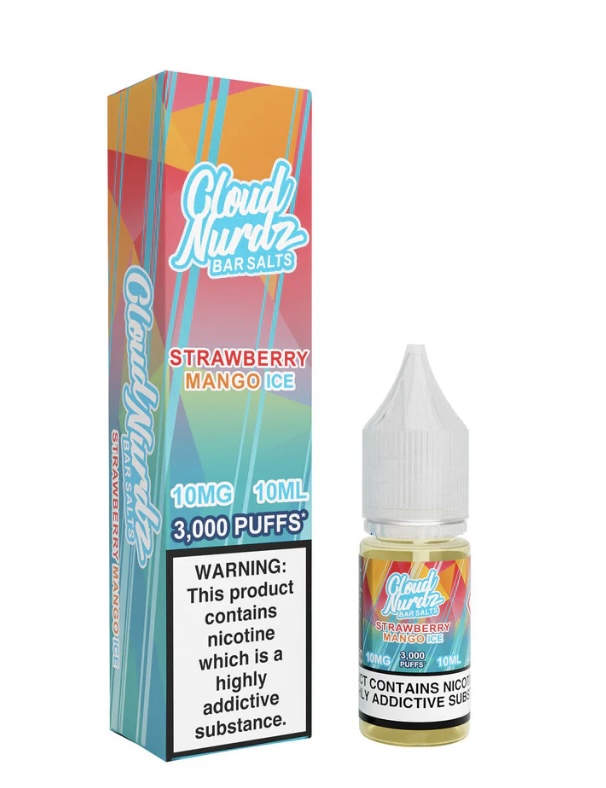 Cloud Nurdz Strawberry Mango Ice 10Ml Nic Salt | Img 3300 Cloud Nurdz Strawberry Mango Ice 10ml Nic Salt