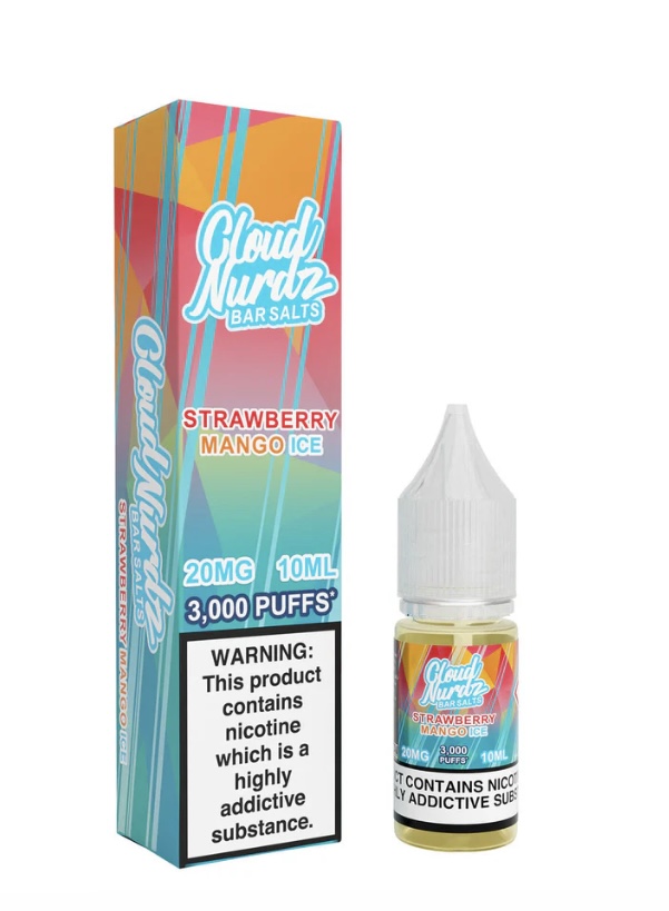 Cloud Nurdz Strawberry Mango Ice 10Ml Nic Salt | Img 3301 Cloud Nurdz Strawberry Mango Ice 10ml Nic Salt - Image 2