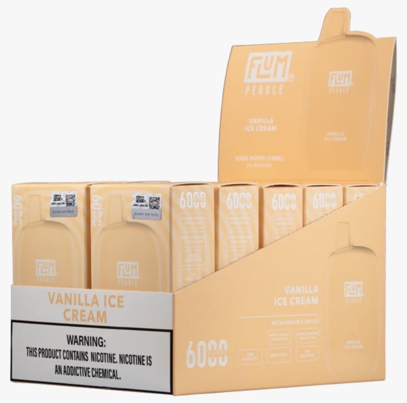 Vanilla Ice Cream 6000 Puffs (10 Pack) | Img 3518 Vanilla Ice Cream 6000 puffs (10 pack)