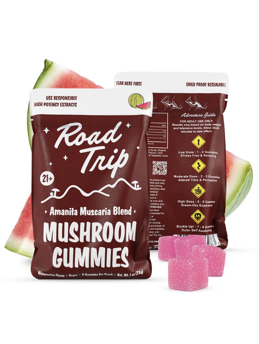 Amanita Muscaria Mushroom Gummies - Watermelon | Img 3802 AMANITA MUSCARIA MUSHROOM GUMMIES - WATERMELON