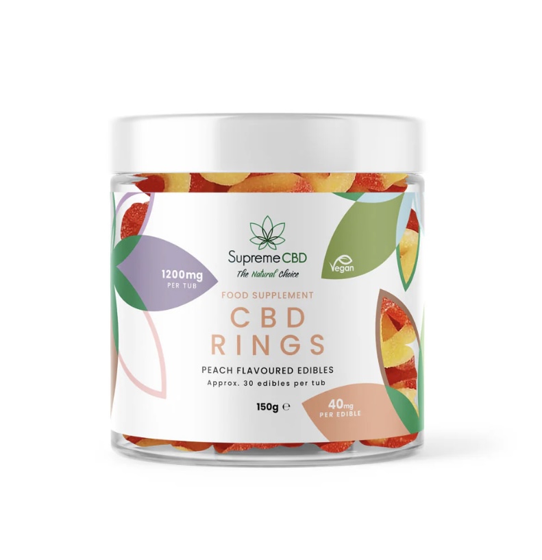 Cbd Gummy Peach Rings (1200Mg) | Img 3844 CBD Gummy Peach Rings (1200mg)