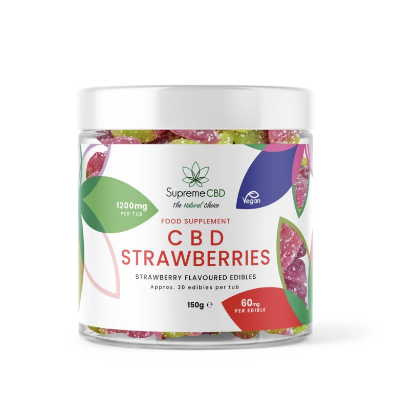 Cbd Gummy Strawberries (1200Mg) | Img 3846 CBD Gummy Strawberries (1200mg)