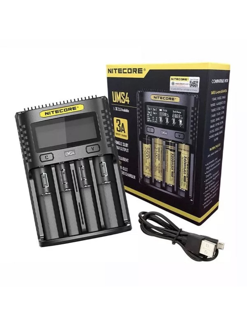 Nitecore Ums4 4-Slot Usb Fast Charger | Img 4098 NITECORE UMS4 4-SLOT USB FAST CHARGER - Image 2