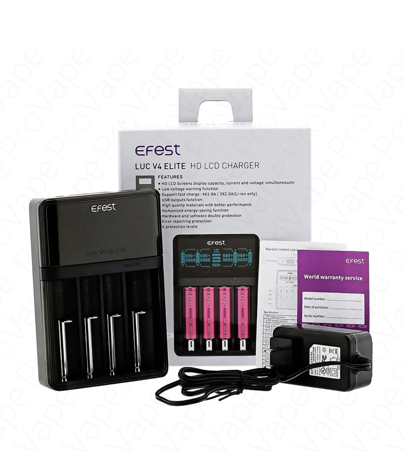 Efest Luc V4 Elite Hd Lcd Battery Charger | Img 4117 EFEST LUC V4 ELITE HD LCD BATTERY CHARGER
