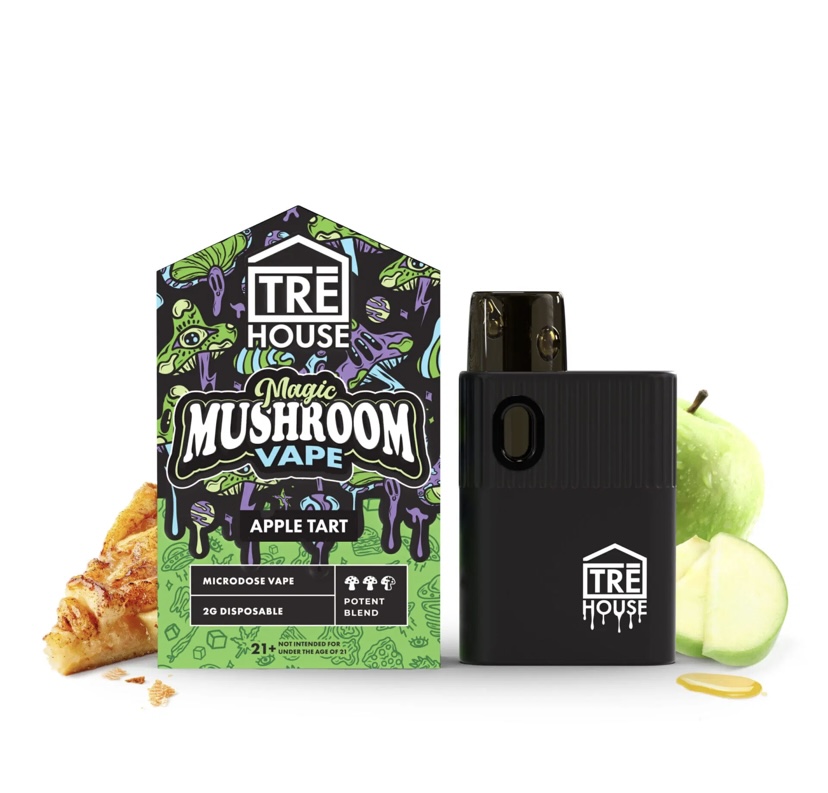 Tre House | Microdose Magic Mushroom Vape Pen – Apple Tart – 2G Disposable Vape | Img 4321 TRE HOUSE | MICRODOSE MAGIC MUSHROOM VAPE PEN – APPLE TART – 2G DISPOSABLE VAPE