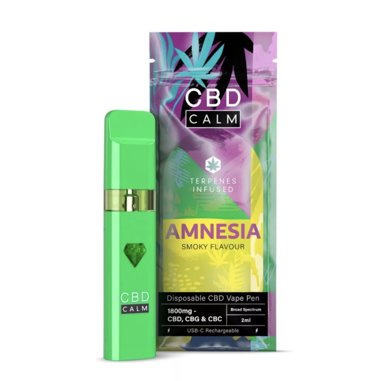 Amnesia – Cbd Terpenes 1800Mg Disposable Vape | Cbd Calm | Img 5187 Amnesia – CBD Terpenes 1800mg Disposable Vape | CBD Calm