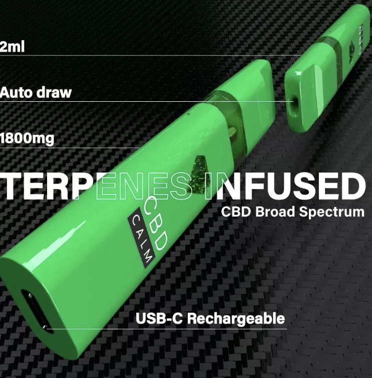 O.g Kush – Cbd Terpenes 1800Mg Disposable Vape | Cbd Calm | Img 5198 O.G Kush – CBD Terpenes 1800mg Disposable Vape | CBD Calm - Image 4