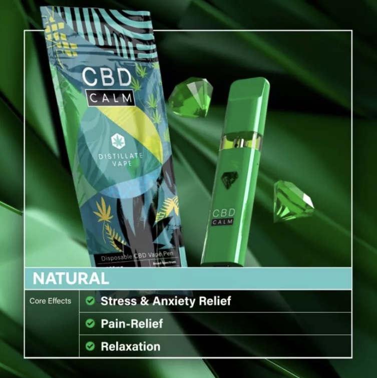 Natural - Cbd Distillate 1800Mg Disposable Vape | Cbd Calm | Img 5215 Natural - CBD Distillate 1800mg Disposable Vape | CBD Calm - Image 2