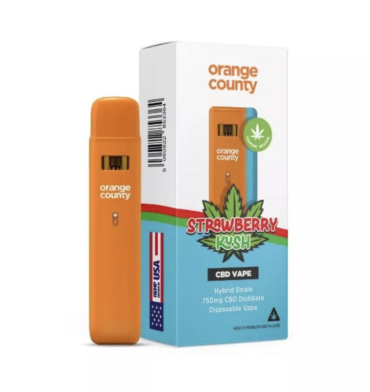 Strawberry Kush - Cbd Terpenes 750Mg Disposable Vape | Orange County Cbd | Img 5219 Strawberry Kush - CBD Terpenes 750mg Disposable Vape | Orange County CBD