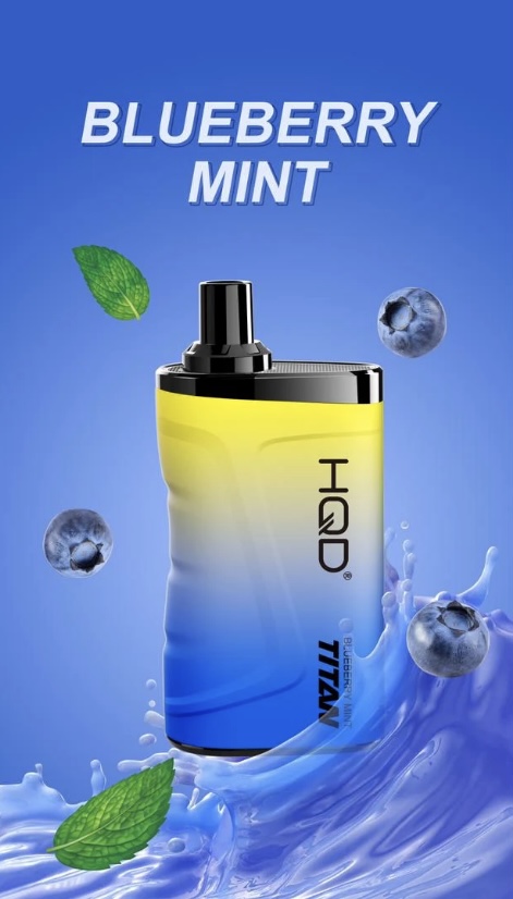 Hqd Titan Blueberry Mint 7000 Puffs | Img 5508 HQD TITAN BLUEBERRY MINT 7000 PUFFS