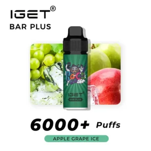 Queens Vapor Australia | Apple Grape Ice Iget Bar Plus 6000 Puffs Apple Graple Ice – BAR Plus