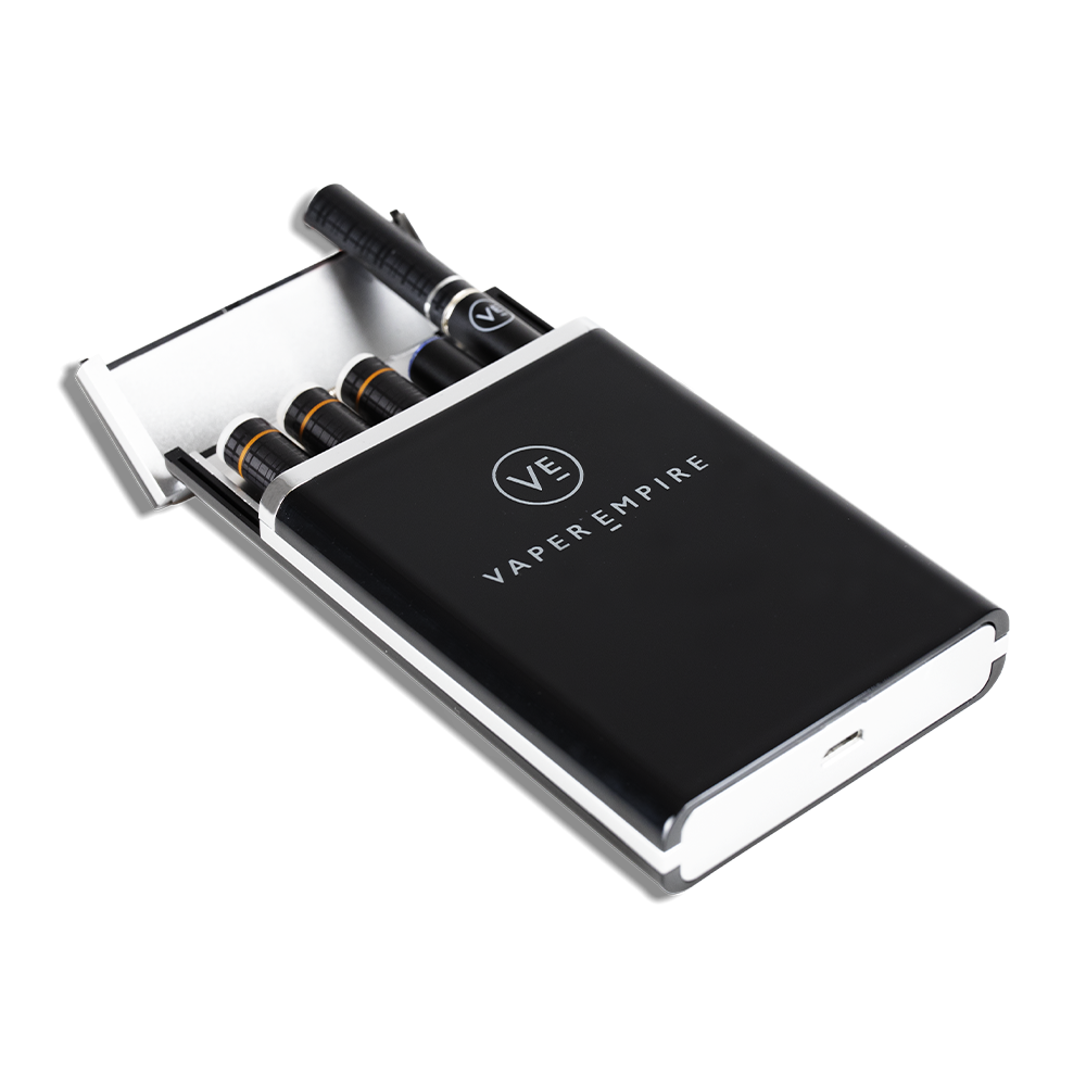 V-Pack Ii Series Deluxe Starter Kit In Black | V Pack Ii Series Device In Black Closeup 1 V-Pack II Series Deluxe Starter Kit in Black - Image 2