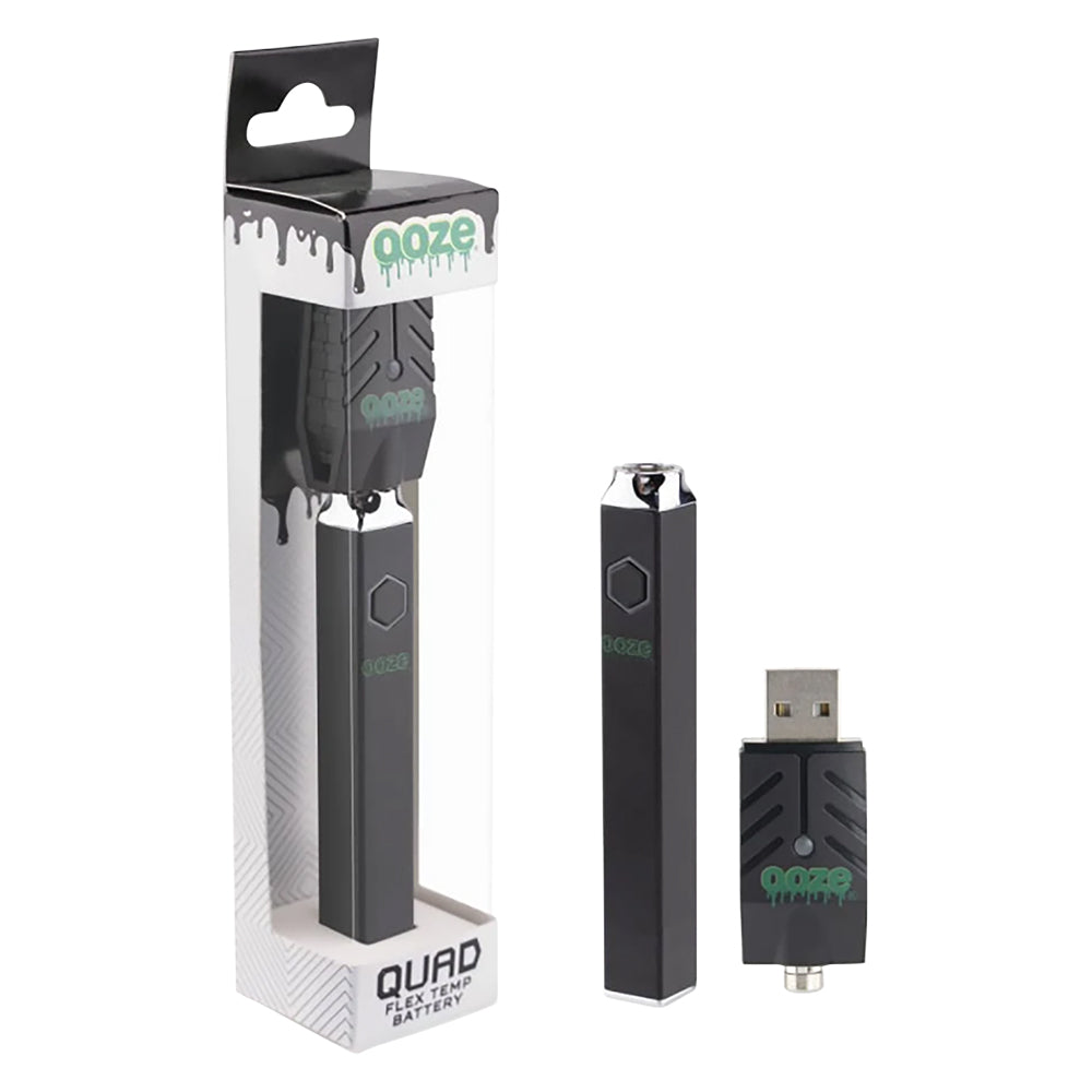 Ooze Quad Flex Temp Square Vape Pen 510 Battery | Cfc3197E Ff81 4916 B595 3Ebbf73Efa3A Ooze Quad Flex Temp Square Vape Pen 510 Battery - Image 4