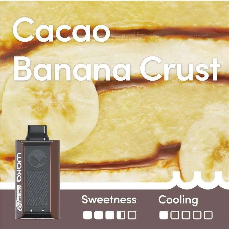 Cacao Banana Crust – Sopro 10,000 | Waka Sopro 10000 Cacao Banana Crust Dual Modes Cacao Banana Crust – SOPRO 10,000